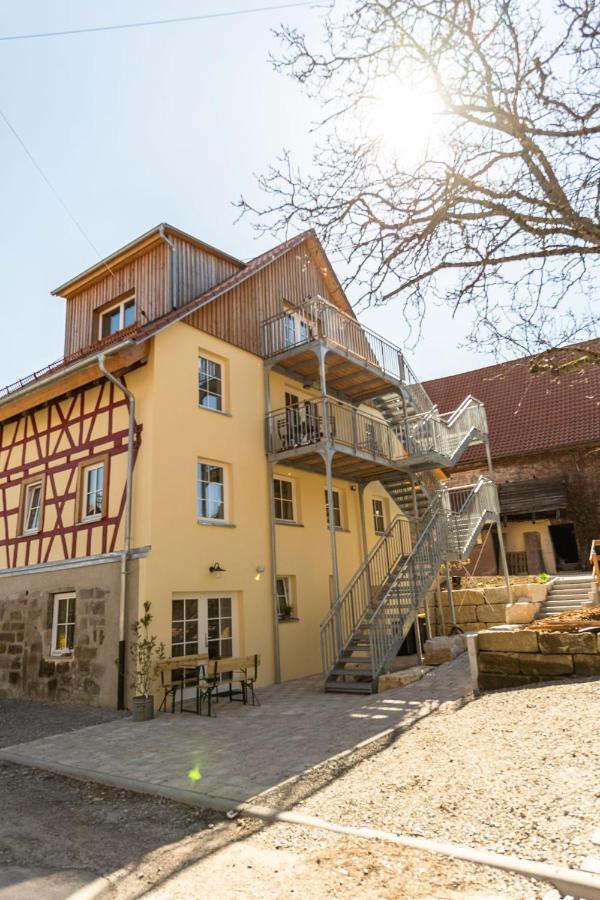 Gaestehaus Grosshoechberg Spiegelberg Buitenkant foto